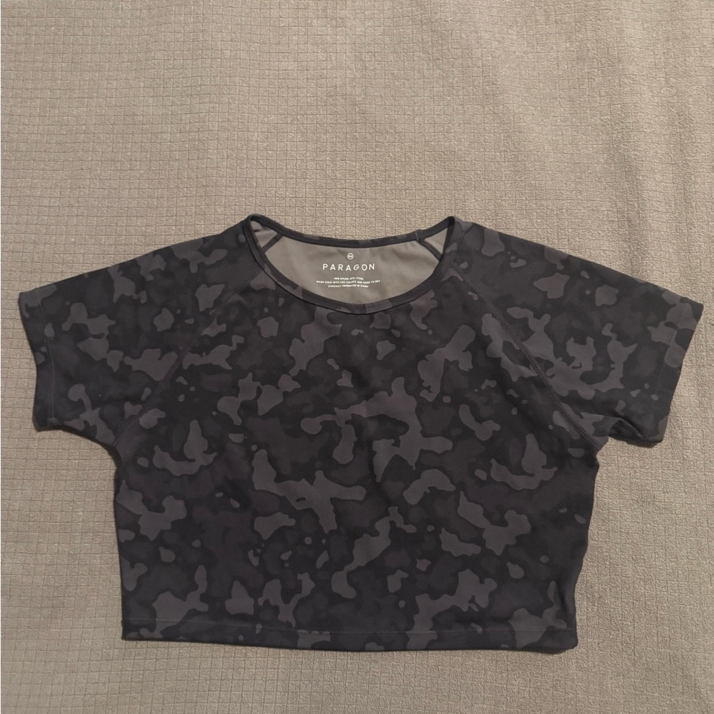 PARAGON Dark Patterned Women's Crop Top